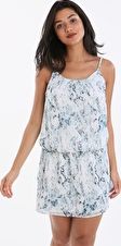 Heidi Klein, 1295[^]260244 Malibu Belted Drop Waist Mini Dress - Print