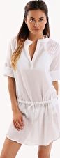 Heidi Klein, 1295[^]242977 Pilat Pin Tuck Tunic - White