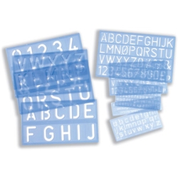 Lettering Stencil Set