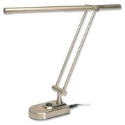 Helix VE2 Executive LED Desk Lamp 21 Light Emitting Diodes Brushed Steel Ref VE2020