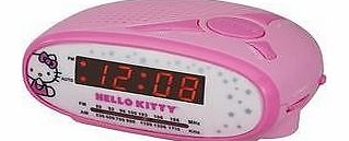 BRAND NEW HELLO KITTY AM/FM DIGITAL ALARM CLOCK RADIO FOR GIRLS