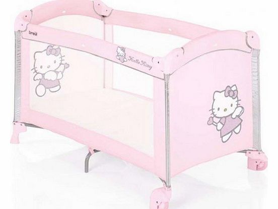 Hello Kitty DOLCE NANNA PLUS TRAVEL COT HELLO KITTY PINK