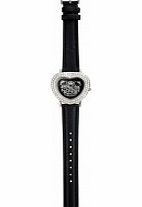 Hello Kitty Ladies Diamante Heart Stones Black