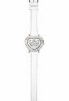 Hello Kitty Ladies Diamante Heart White Watch