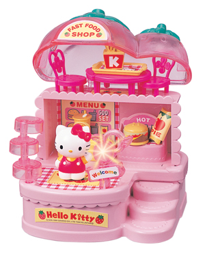 Mini Fast Food Shop Playset