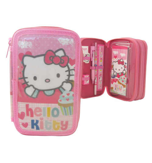 Hello Kitty Triple Tier Stationary Set