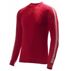 helly hansen Stripe Crew Lifa - Red