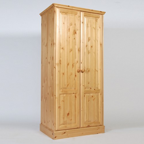 Hemingway Pine Full Hanging Double Wardrobe