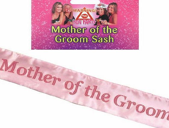 Henbrandt MOTHER OF THE GROOM SASH by Henbrandt