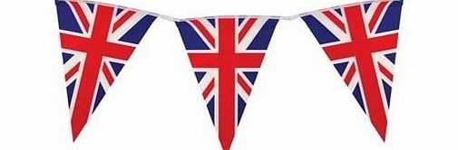 Henbrant Union Jack Triangular Bunting 25 Pendant Flags @ 7m long