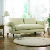 henley 3 seater sofa - Amelia Beige - Dark leg stain