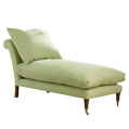 Henley Chaise Longue - Artelier Designs Liniun Collection Bramante Ivory - Light leg stain