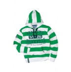 Mens Dolphin Hoody White/Worn Green