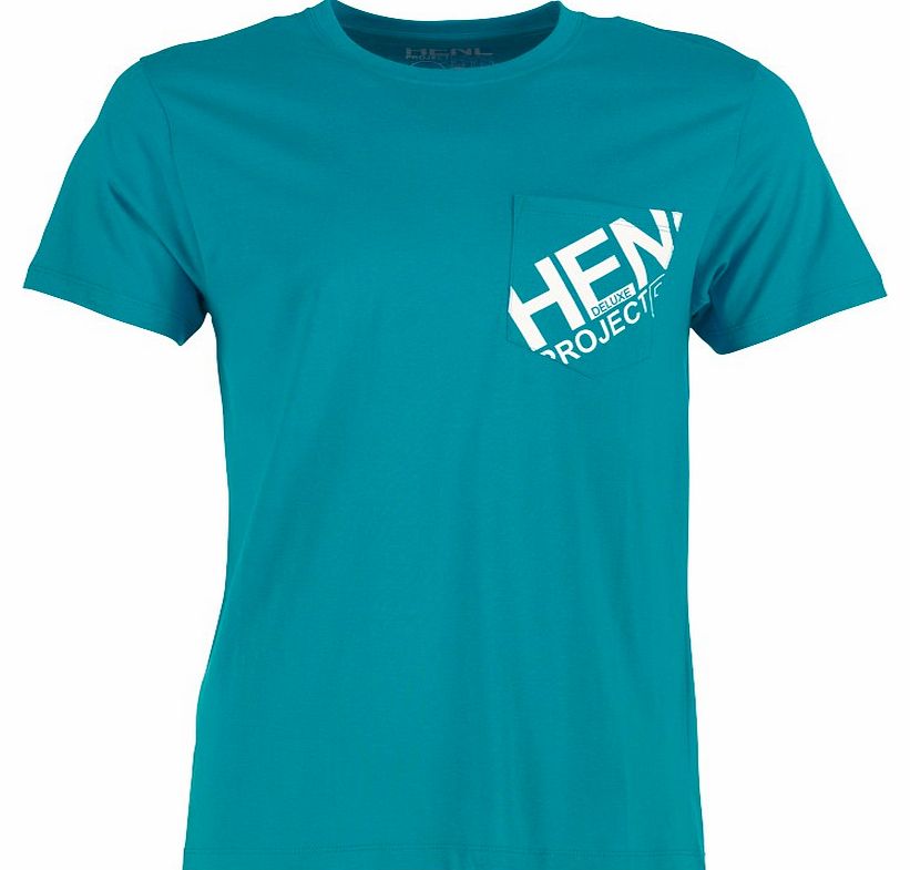 Mens Pocket T-Shirt Turquoise