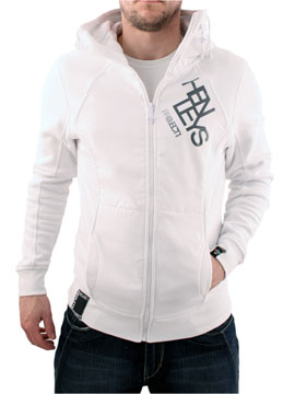 White Wellard Hooded Zip Thru