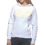 Womens Cherry Drop Hoody White/Lemon