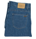 Blue Straight Leg Jeans 32 Leg