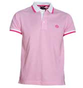 Milton Pink and White Stripe Polo