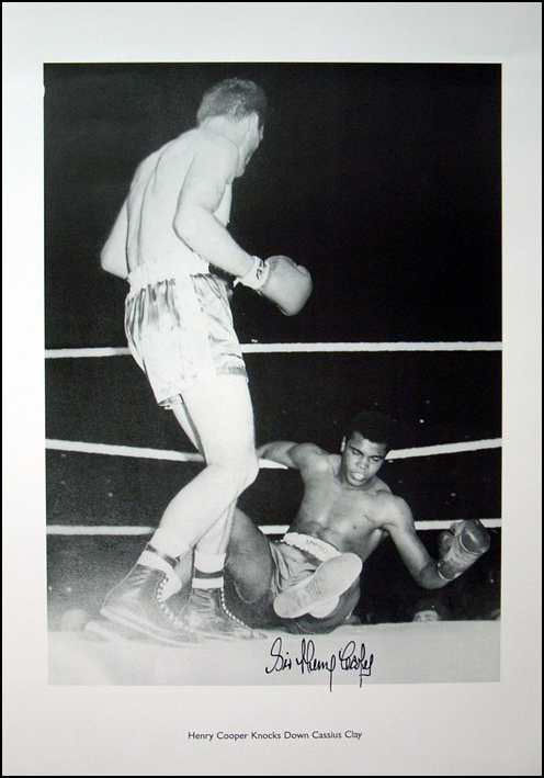 Henry Cooper v Muhammad Ali signed Special Edition print