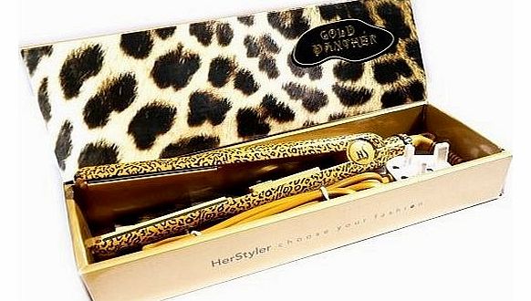 HerStyler  Panther Edition Ceramic Hair Straightener