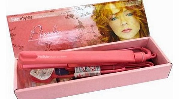  Pink Ceramic Hair Straightener