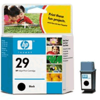 Hewlett Packard 51629A OEM Black Inkjet Cartridge