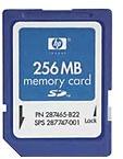 HEWLETT PACKARD HP 256MB SECURE DIGITAL CARD