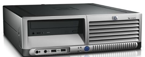 Hewlett Packard HP DESKTOP PC TOWER COMPUTER P4 HT 2.8-3.00GHZ - 1GB RAM - 80GB HDD - CD-ROM