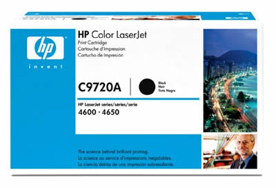 Hewlett Packard OEM C9720A Black Laser Toner