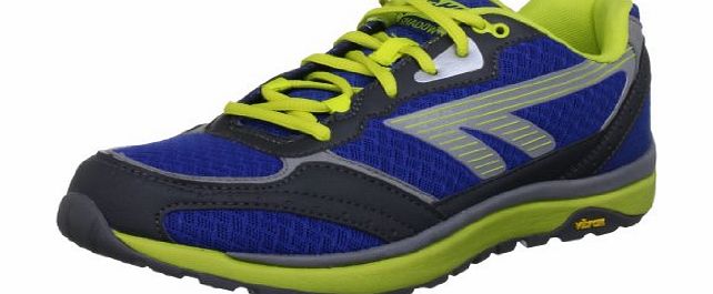 Hi-Tec Mens Shadow Trail Trainers, Royal Blue/Grey/Limoncello, 11 UK