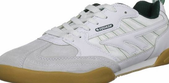 Hi-Tec Mens Squash Classic White/Dark Green Court Trainer C002138/011/01 9 UK, 43 EU, 10 US