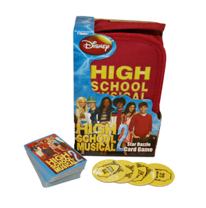 high school musical Star Dazzle Card Game in Zipper