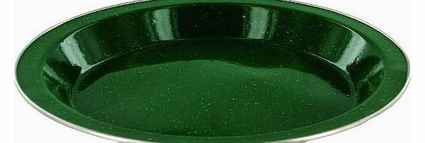 Highlander Deluxe Enamel Plate Camping - Green