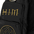 HIM Black Nylon Backpack