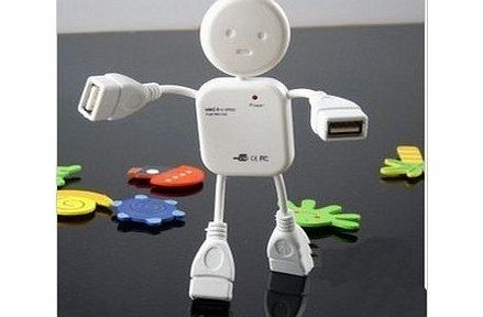 Himanjie Little Human Being Shaped 4 Ports USB Hub