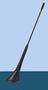 Hirschmann AM/FM DAB helical wound short rod car antenna