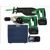 Hitachi kc24db cless drill & sabre saw kit 24v