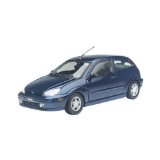 HM Ford Focus ZX3 (2002) in Dark Blue Scale 1:18