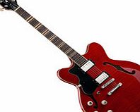 Hofner Left Handed Verythin CT Electric Guitar Red