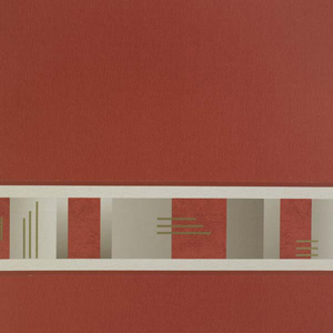 Holden Solent Textured Wallpaper Border Chilli