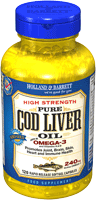 Holland and Barrett Cod Liver Oil Capsules