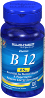 Holland and Barrett Vitamin B12 25ug 100