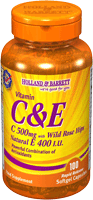 and Barrett Vitamin C and E Capsules