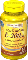 Holland and Barrett Vitamin E Capsules 200iu