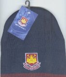 home win West Ham Utd FC beanie hat navy / claret