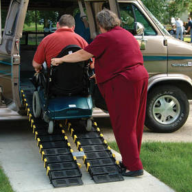 Homecraft Rolyan Roll-a-Ramp Channel Ramp (1.52m
