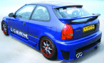 Honda Civic Replacement Rear Bumper