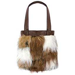 Patchwork Faux Fur Bag