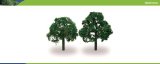 Hornby Hobbies Ltd Hornby R8935 Econo Walnut 75-88mm Pk 2 00 Gauge Skale Scenics Eco Trees