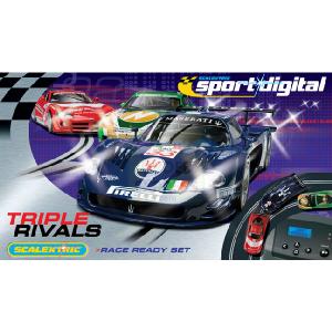 Hornby Scalextric Digital Triple Rivals DC Set